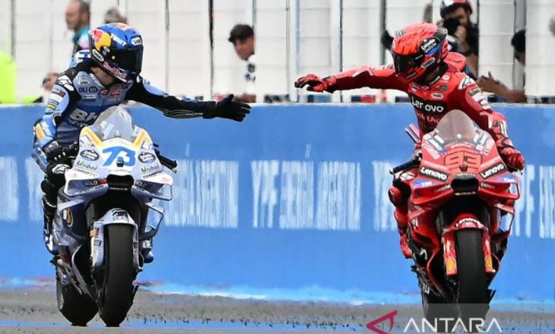 Klasemen: Marc pada puncak usai menangi sprint race GP Perancis