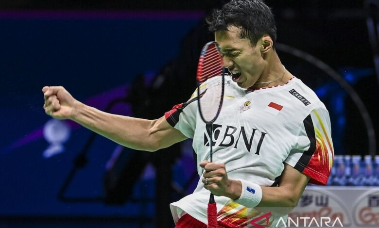 Deretan momen terbaik Jonatan Christie sama-sama Pelatnas PBSI